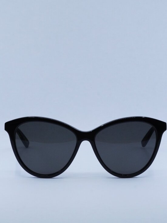Saint Laurent SL456 001 Sunglasses Black Cat Eye Frame, Black Lenses main image 7